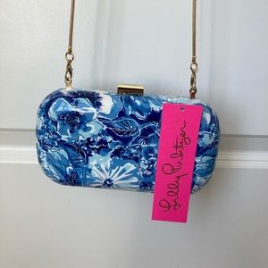 Lilly Pulitzer hard clutch Crossbody
